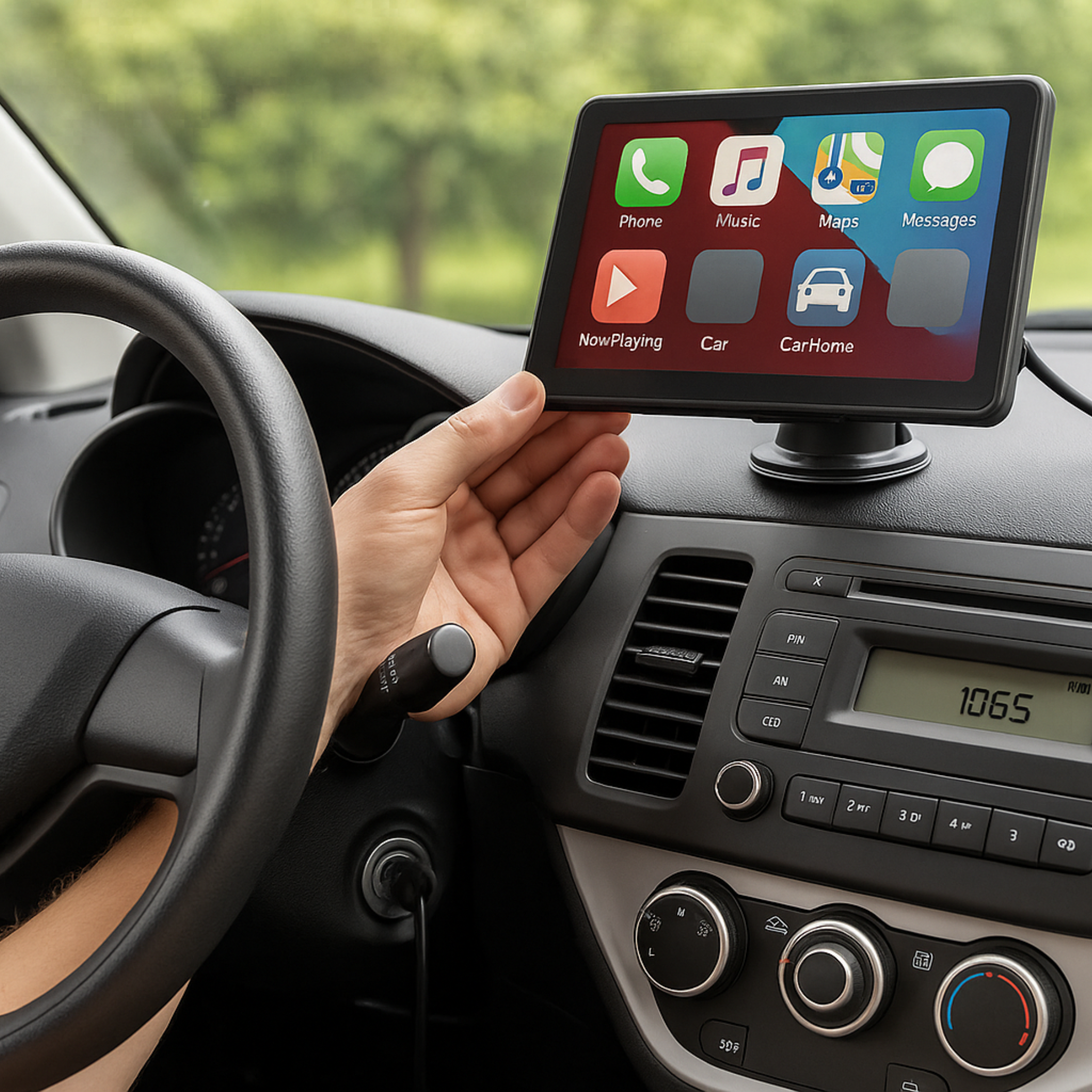 Universeel 7-inch touchscreen-systeem