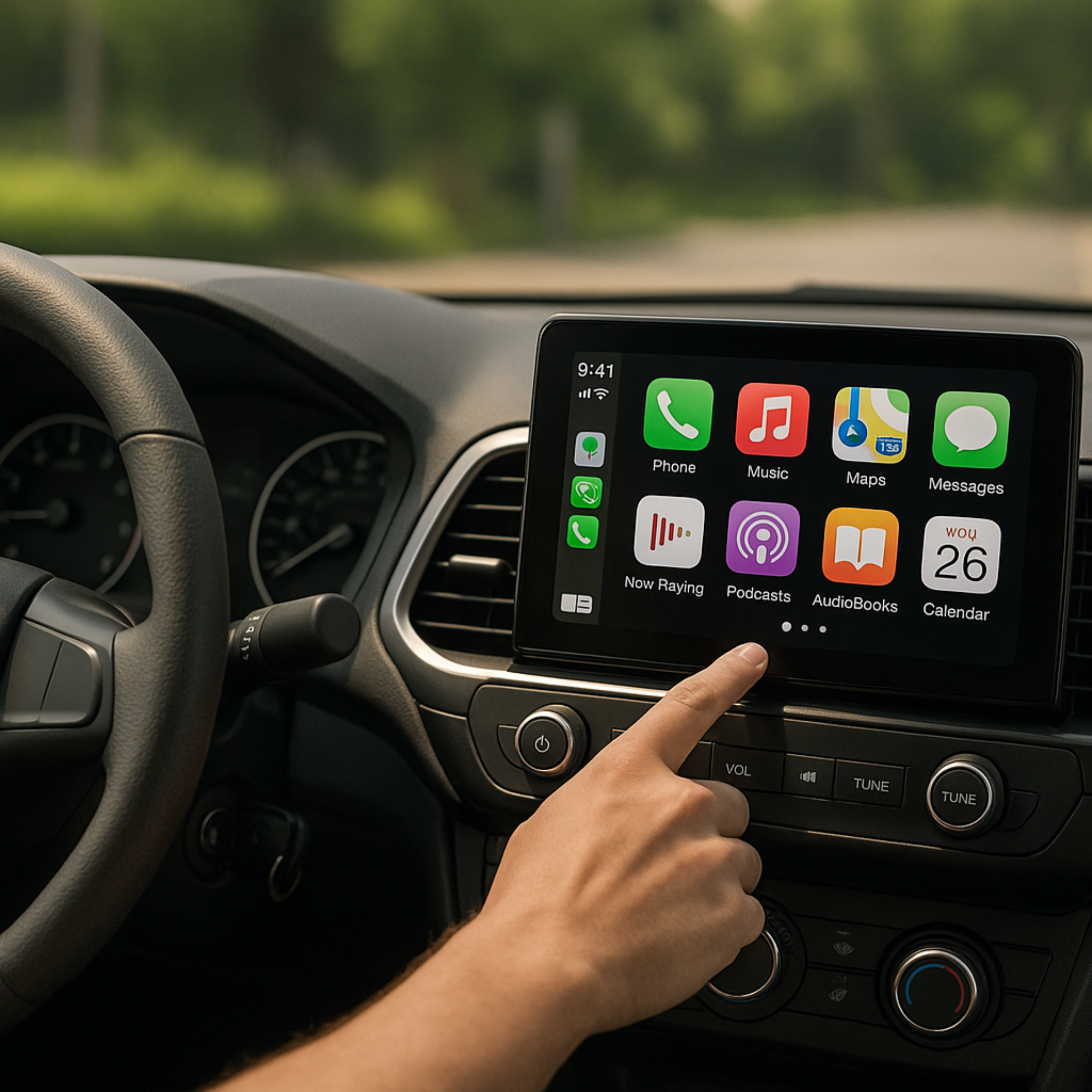 Universeel 7-inch touchscreen-systeem