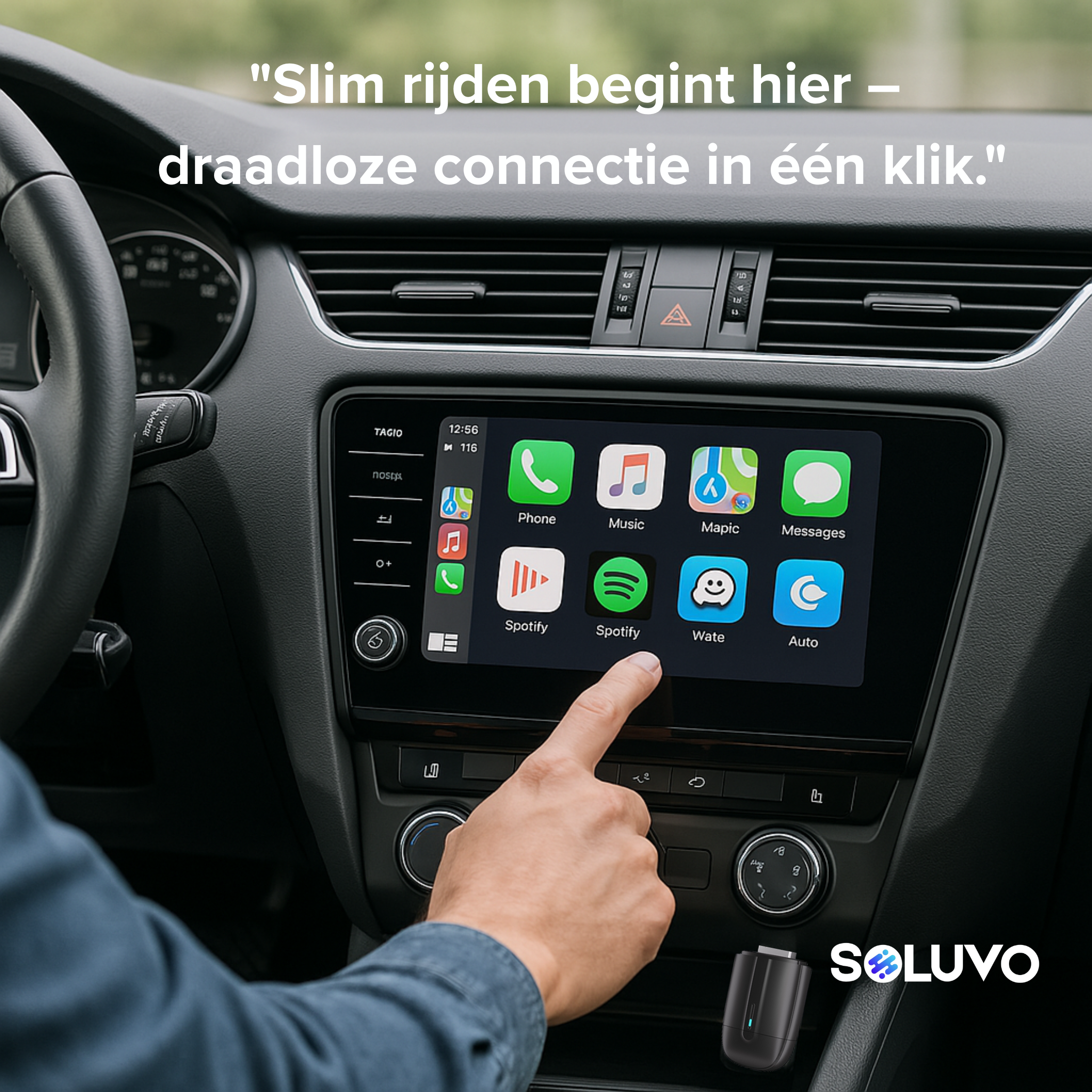 automatische draadloze CarPlay USB-stick